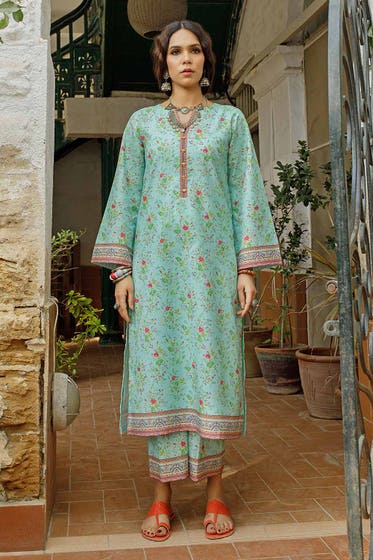 1PC Digital Printed Unstitched Lawn Fabric 
