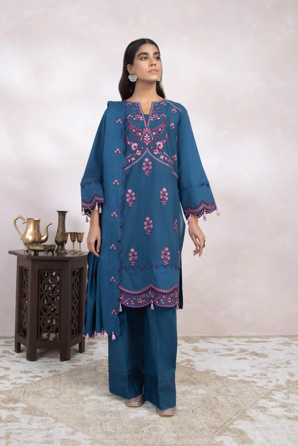 2 Piece - Embroidered Lawn Suit 1