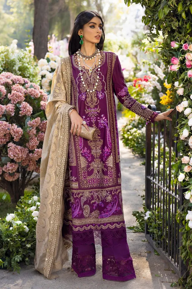 Luxury Lawn Collection Purple