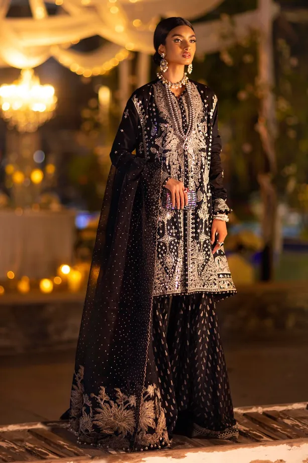 Luxury Lawn Collection Black