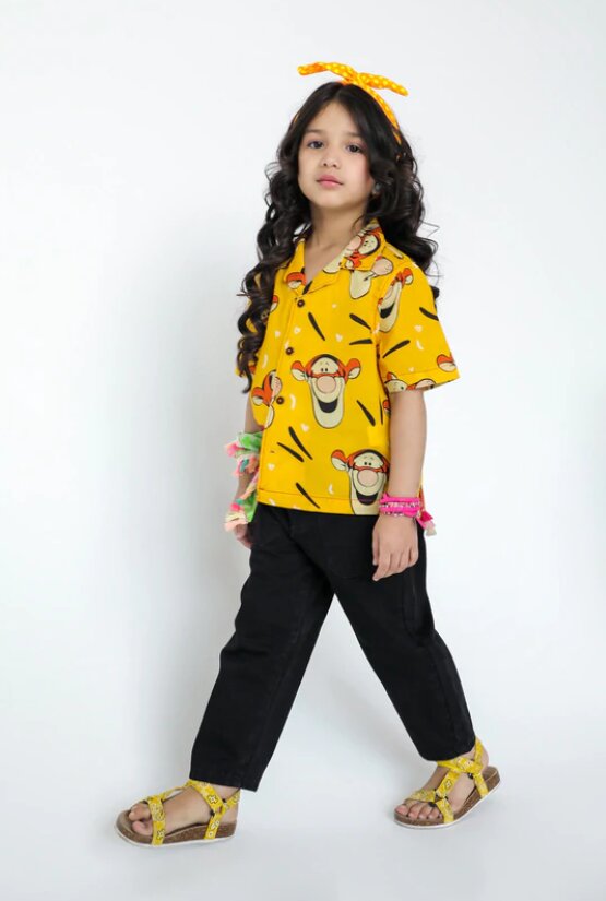 Printed top yellow kids - Ethnic 1