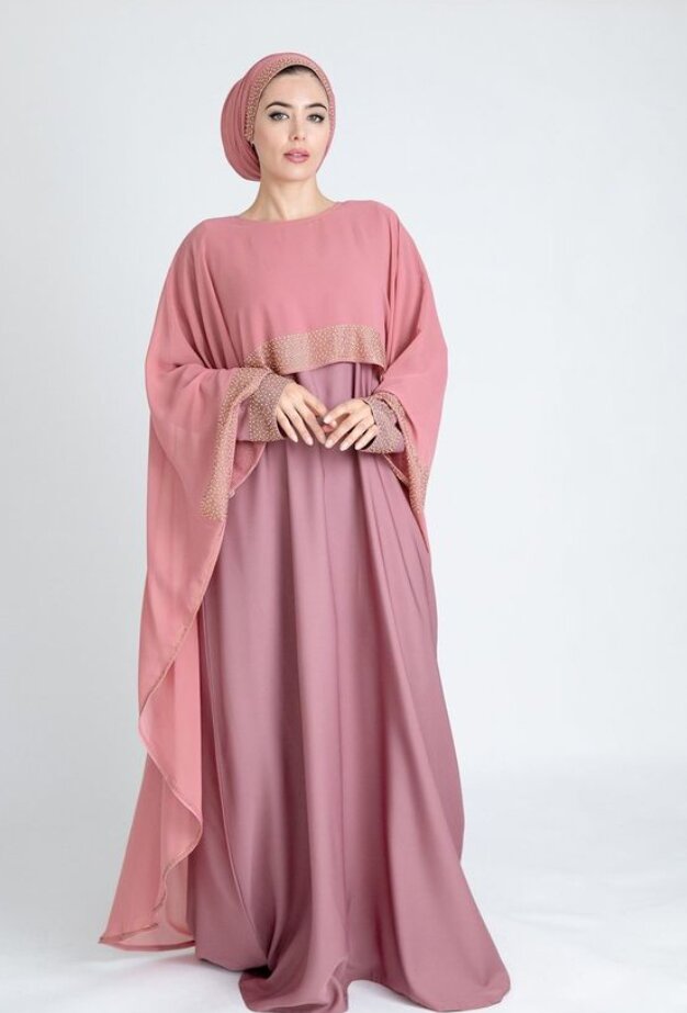abaya style gown