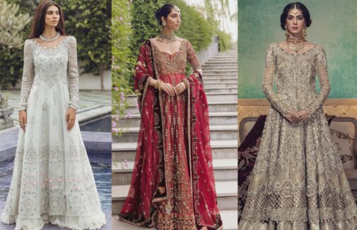 wedding gown designs in Pakistan