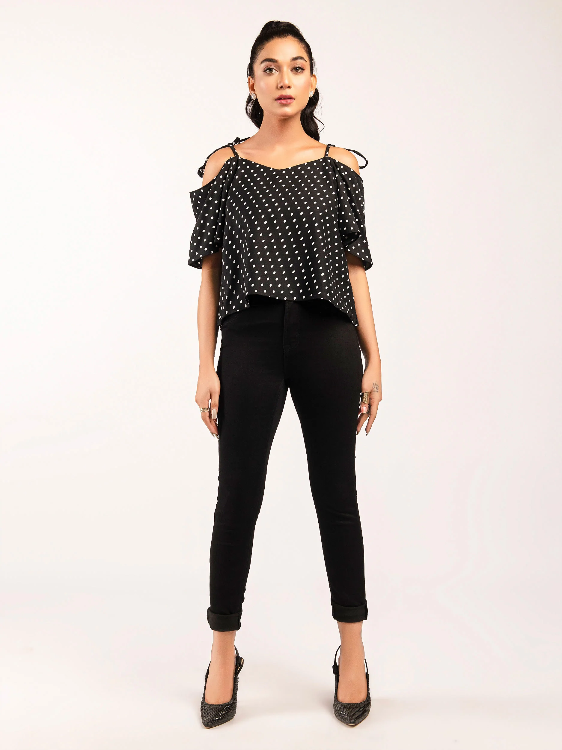 Polka Dot Top by limelight