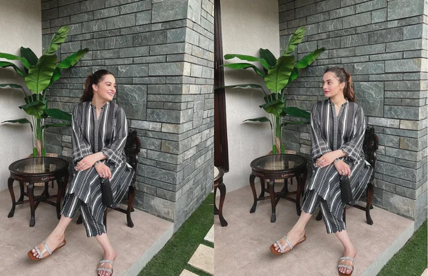 Aiman Khan announced the launch of the new collection in the most stylish way