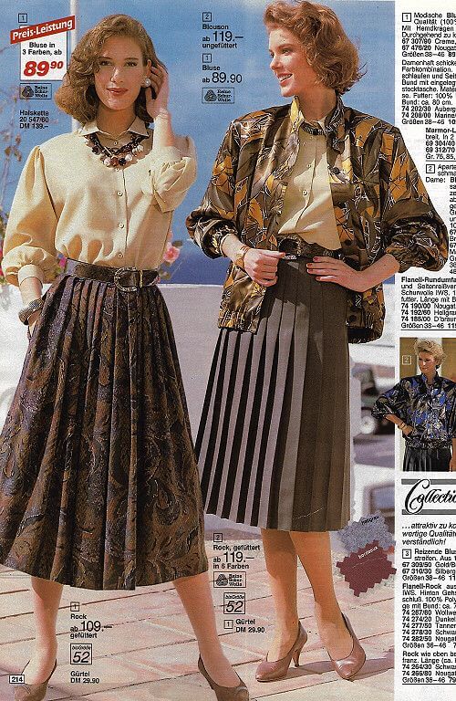 Vintage Long Skirt 1980