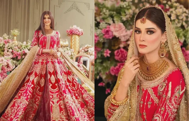 Zainab Shabbir is looking treat to eyes shooting for a bridal campaign