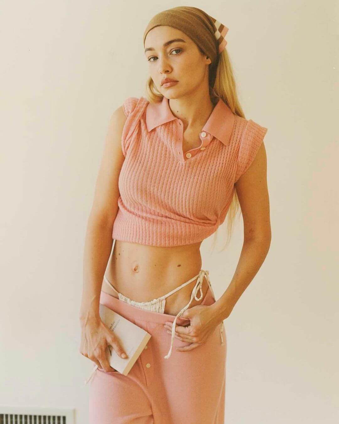 Gigi Hadid in pink
